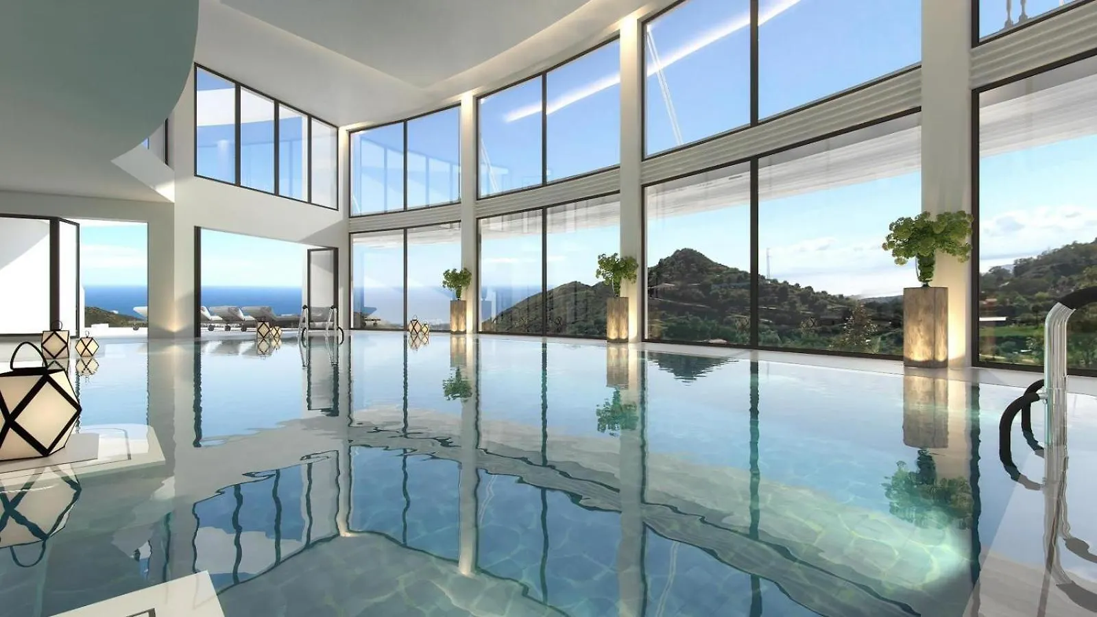 New Ocean View Property Centrally Located, Just 3 Minutes To Marbella City Center Ojen Spain